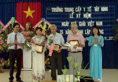 Trường Trung cấp Y tế Tây Ninh, lễ kỷ niệm 31 năm Ngày Nhà giáo Việt Nam